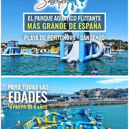 Piso Nuevo Al Lado Playa Parking Privado Gratis Apartamento Sanxenxo